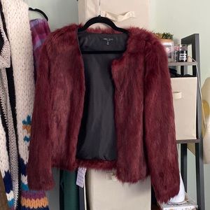 Romeo & Juliet Couture Faux Fur Jacket